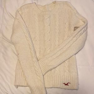 Cream Hollister Sweater